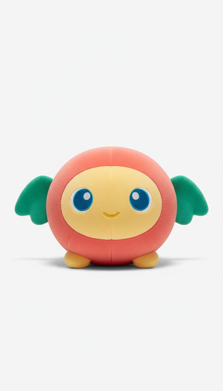 Plush Mascot Toy with Squeaker