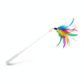 Interactive Cat Feather Wand Toy
